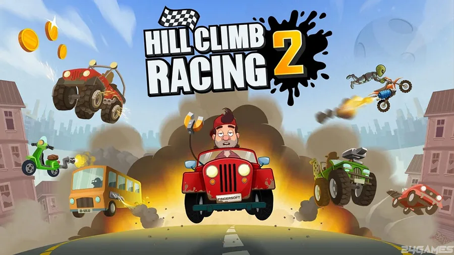 بهترین بازی های اندروید، بازی Hill Climb Racing 2